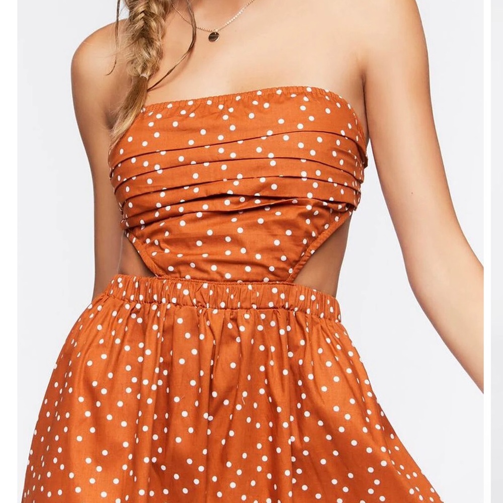 #617 ✅ polka dot midi dress - Picture 7 of 9